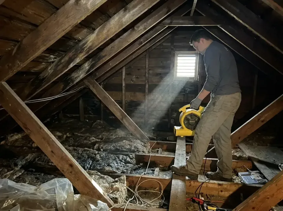 attic-water-damage-drying-proc-007 — frequently asked questions, Emergency Water Extraction & 24/7 Flood Response in Port Wa…